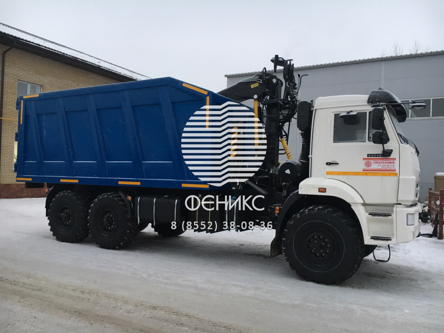 Ломовоз КАМАЗ 43118 с КМУ VM10L74M